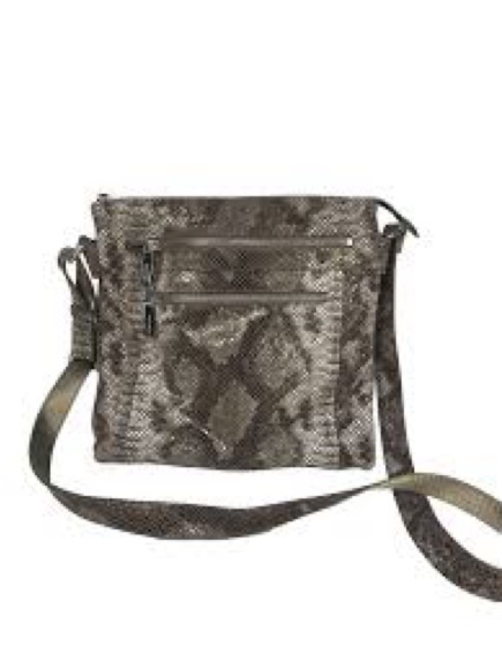 🍁3/$30🍁Danier Faux Python Embossed Crossbody Bag - Picture 2 of 6